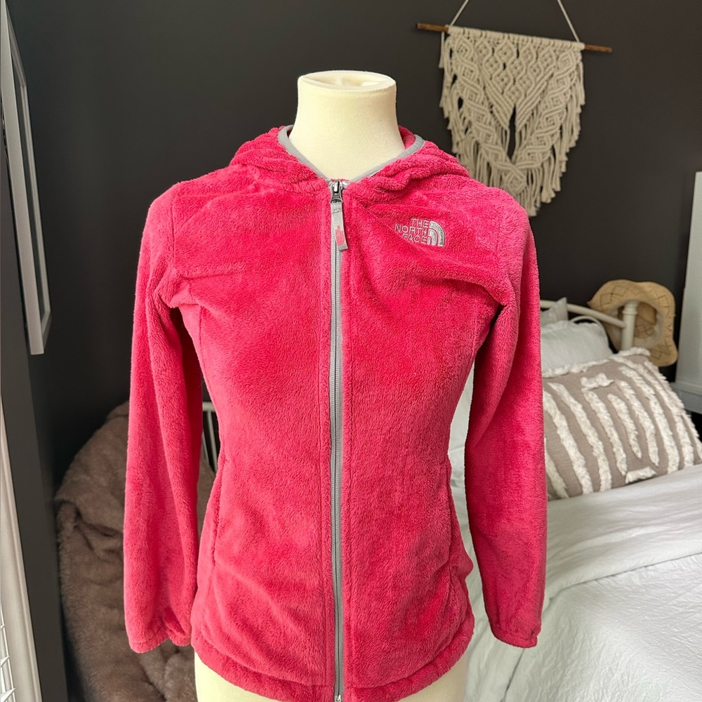 NORTH FACE: Hot pink girl’s hooded jacket